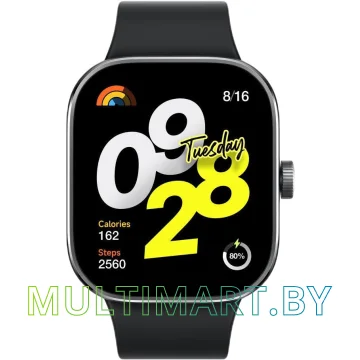 Смарт-часы Xiaomi Redmi Watch 4 (черный, международная версия)